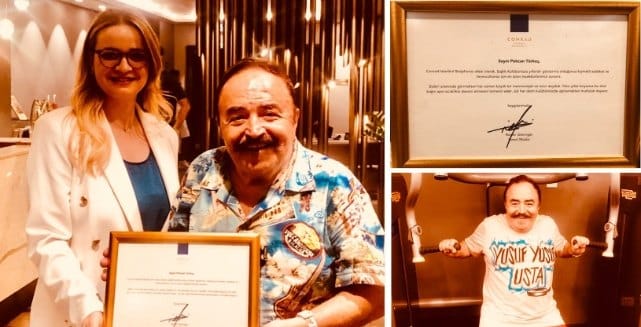 Pekcan Türkeş'e Conrad'dan 25. Yıl Onuru
