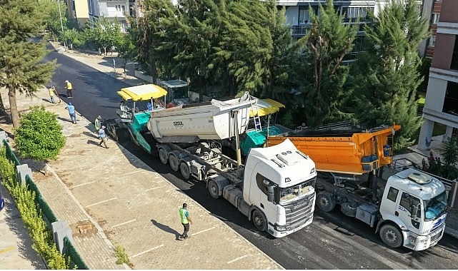 Efeler Dedekuyusu Caddesi'nde Asfalt Çalışması Başladı