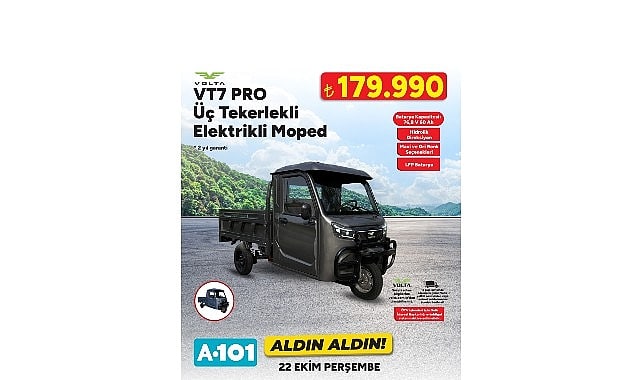 A101 Moped ve Teknoloji Ürünlerinde Fırsat Vakti