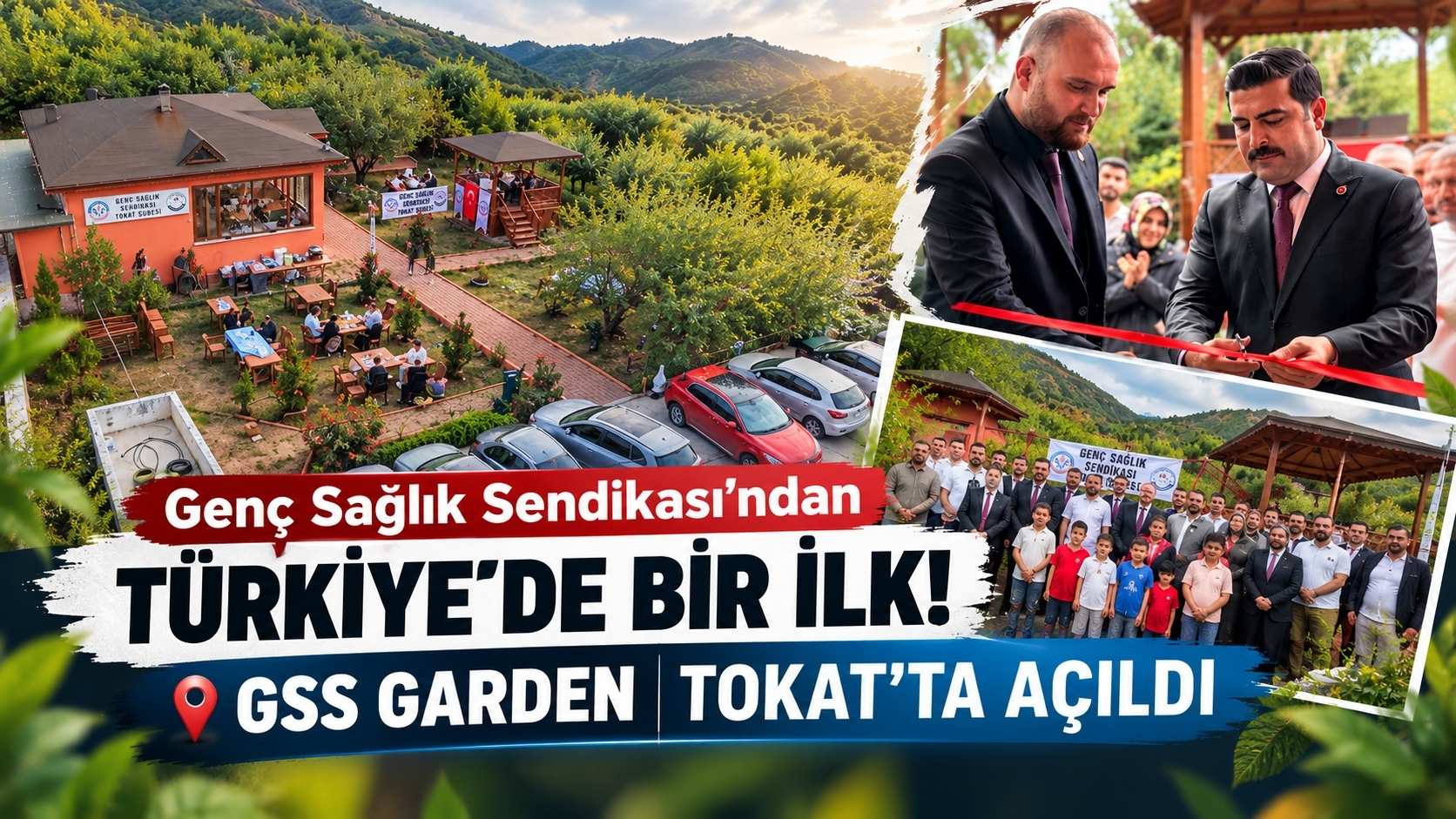 Genç Sağlık Sendikası’ndan Türkiye’de Bir İlk! GSS Garden Tokat’ta Açıldı