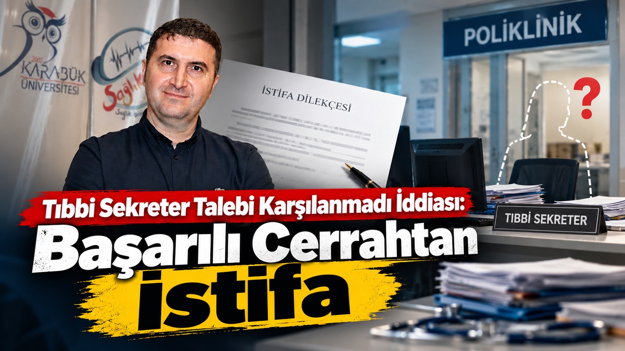 Tıbbi Sekreter Talebi Karşılanmadı İddiası: Başarılı Cerrahtan İstifa