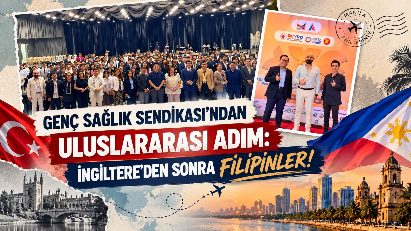 Genç Sağlık Sendikası’ndan Uluslararası Adım: İngiltere’den Sonra Filipinler!